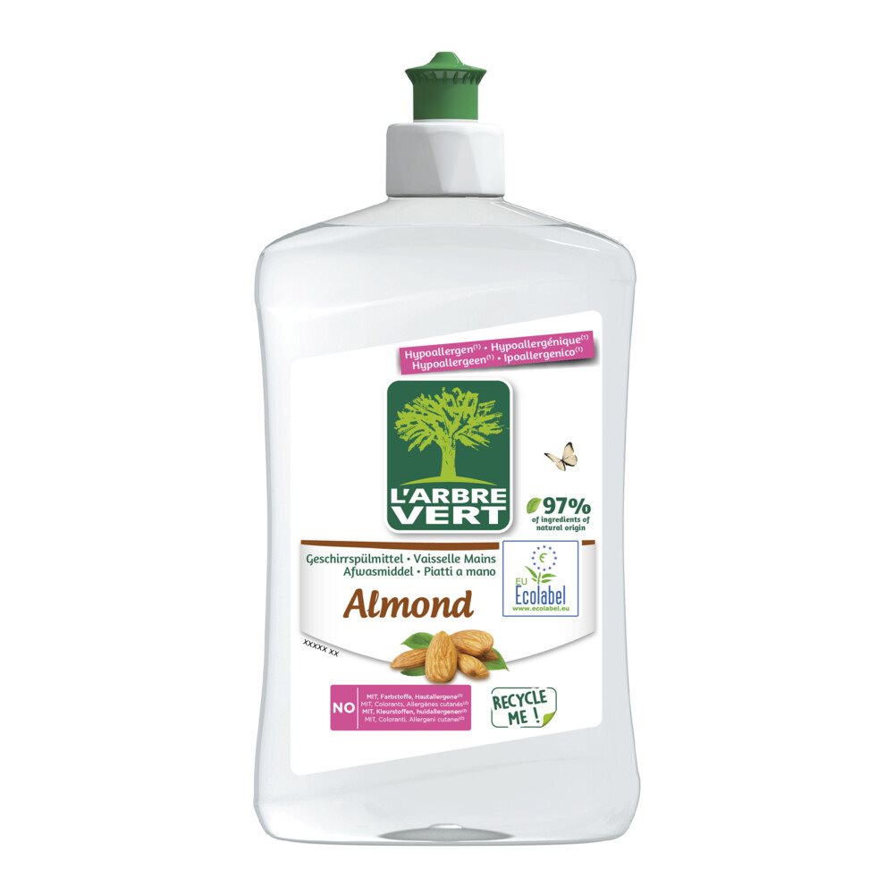 L'ARBRE VERT VAISSELLE&MAINS AMAND 500ML