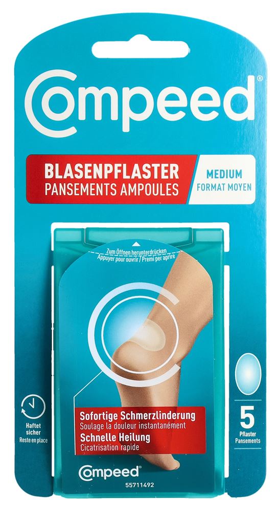 Compeed 5 pansements ampoules moyen