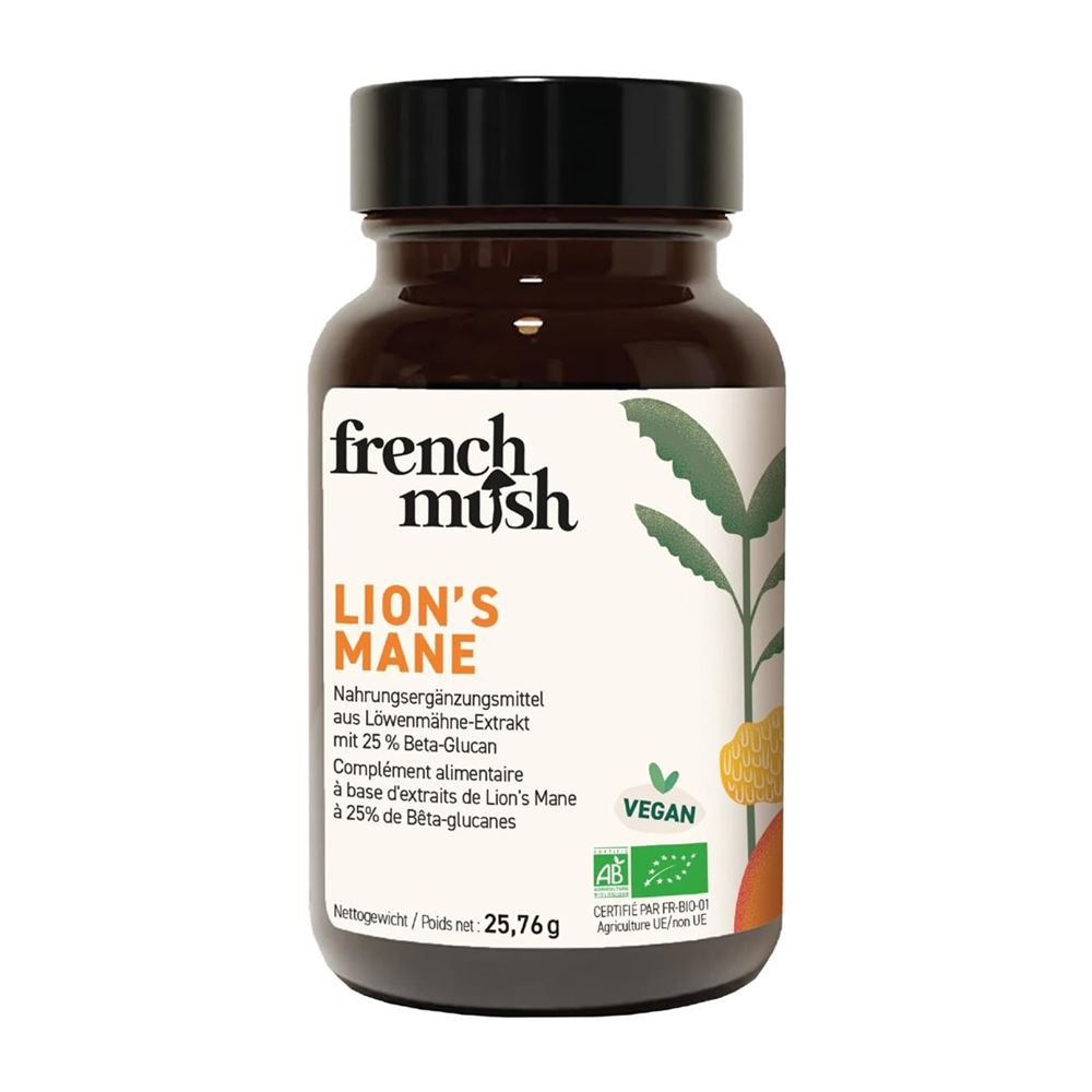 French mush lion's mane caps bte 56 pce