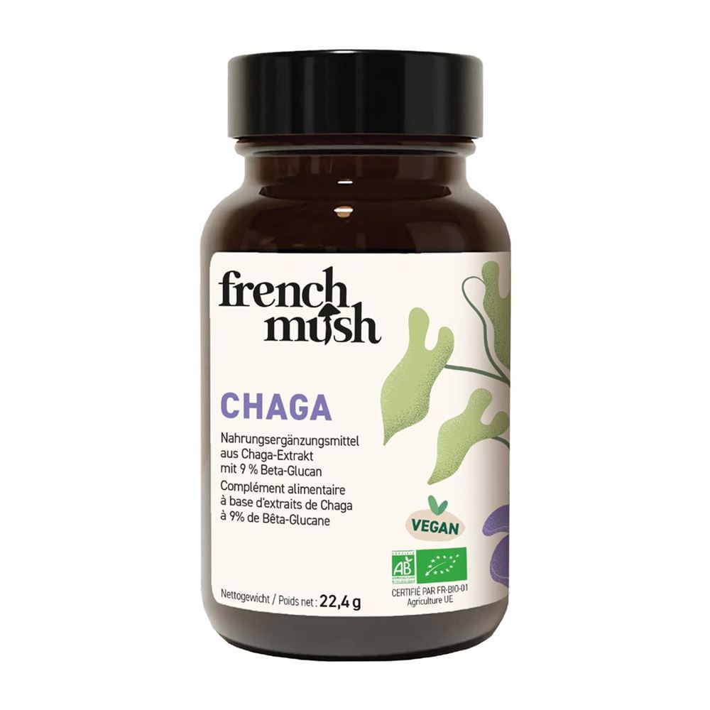 French mush chaga caps bte 56 pce