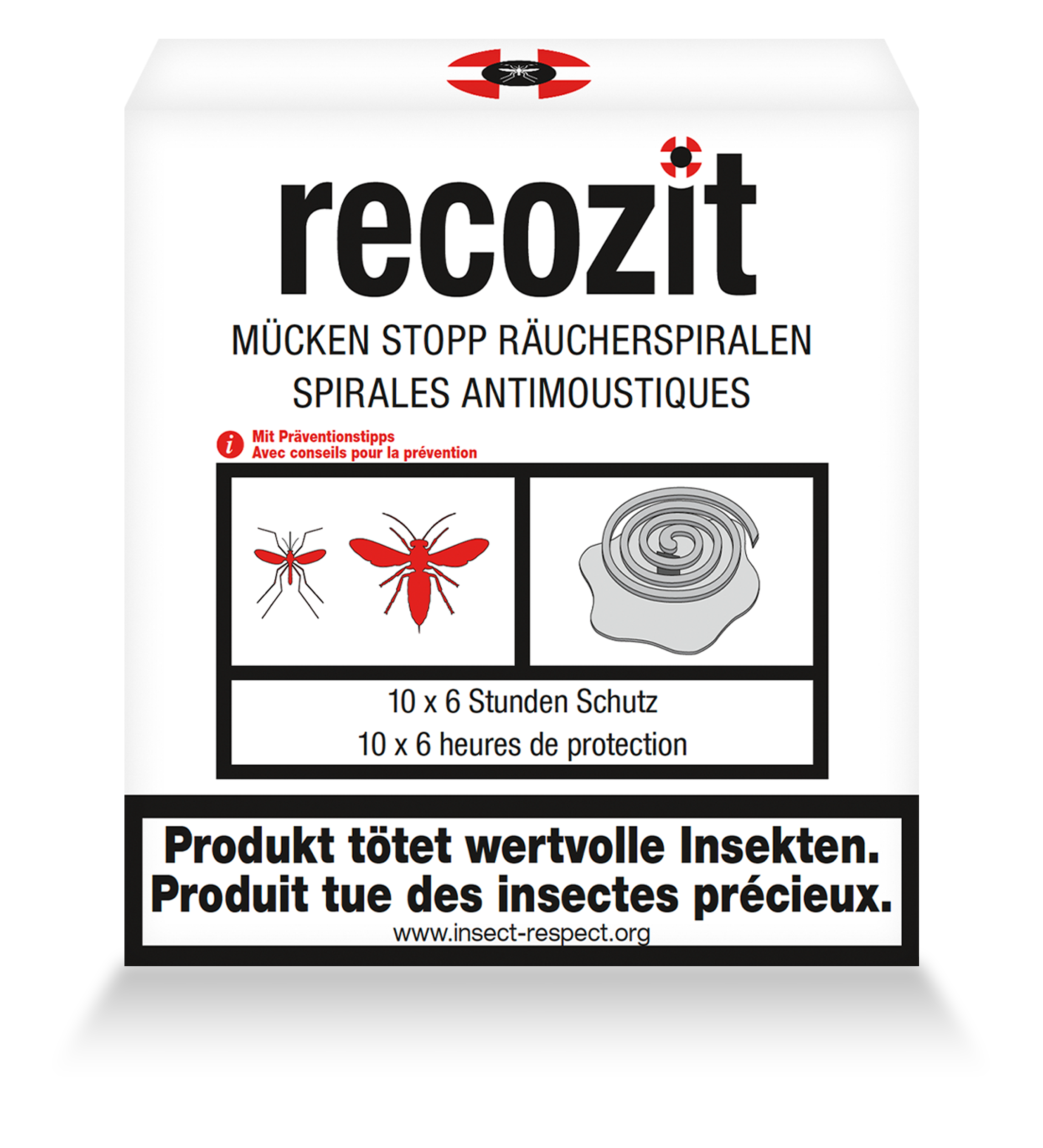 RECOZIT SPIRALES ANTIMOUSTIQUES 5X2 PCE
