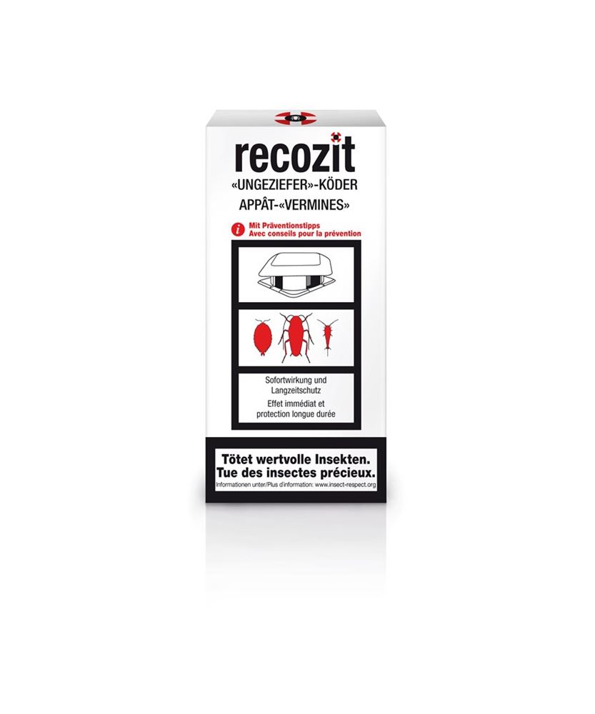 RECOZIT APPÂT-VERMINES 2 BOITES
