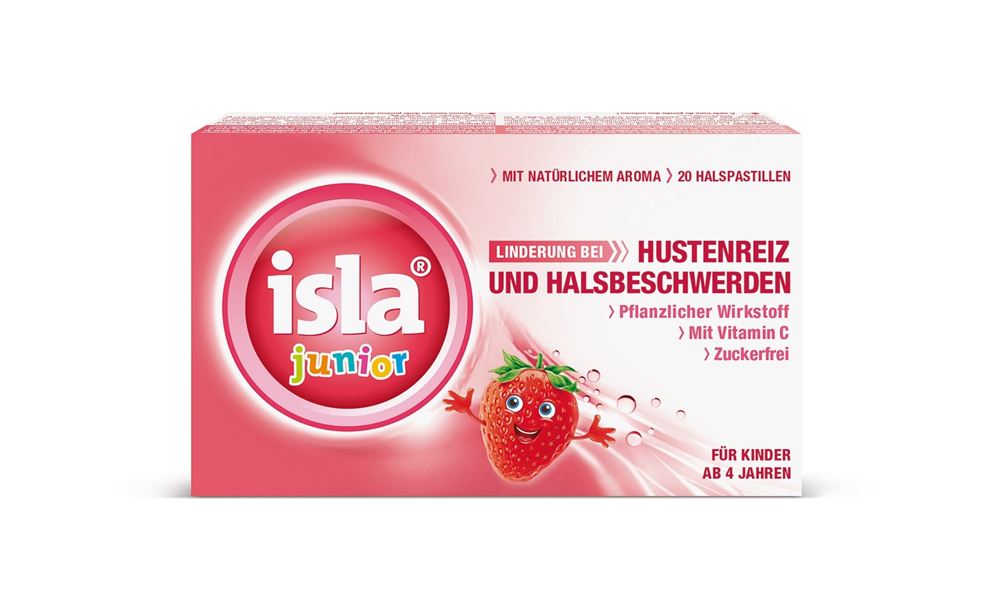 Isla junior fraise 20 pastilles
