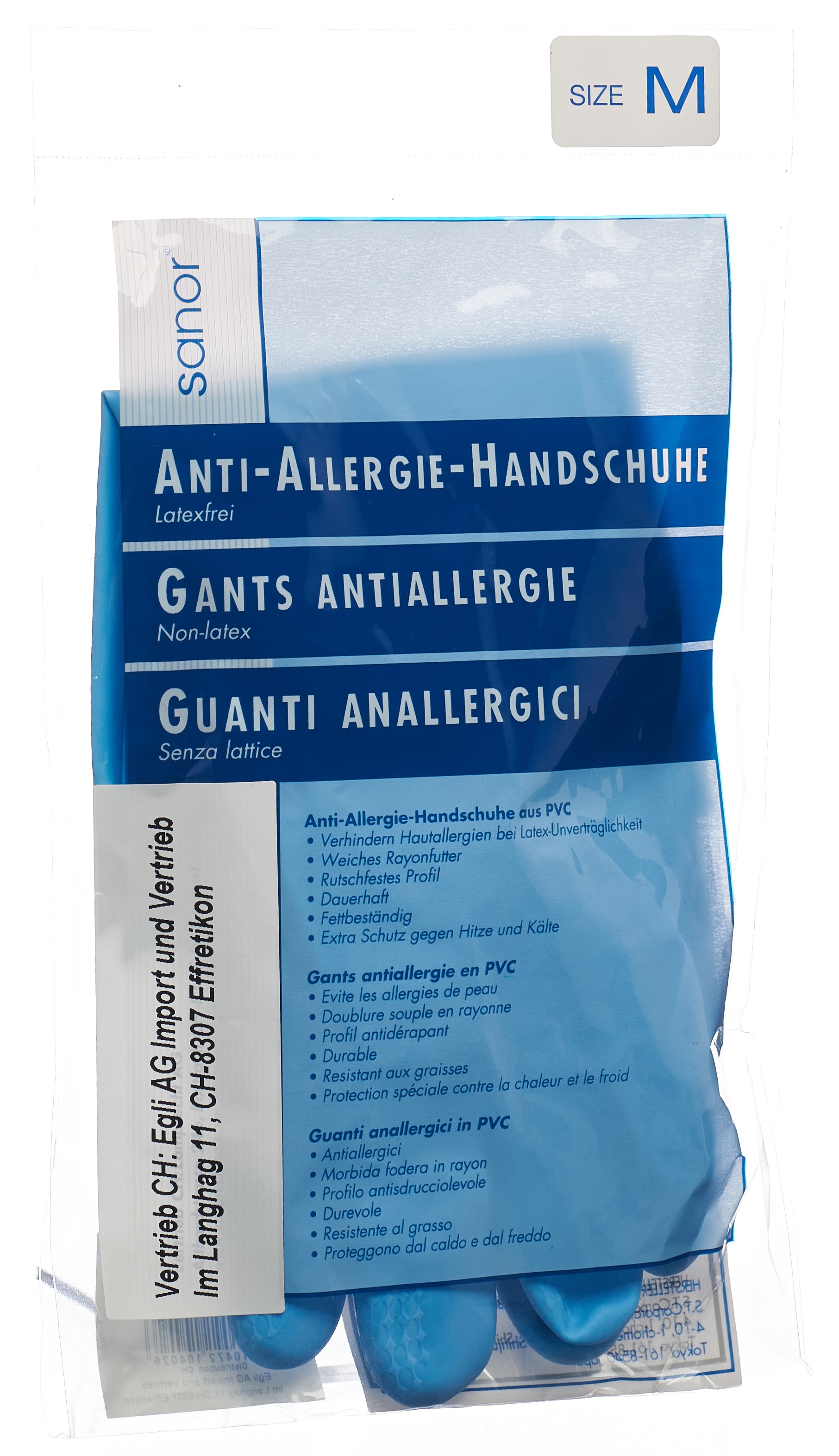 SANOR GANTS ANTI-ALLERGIQUE M