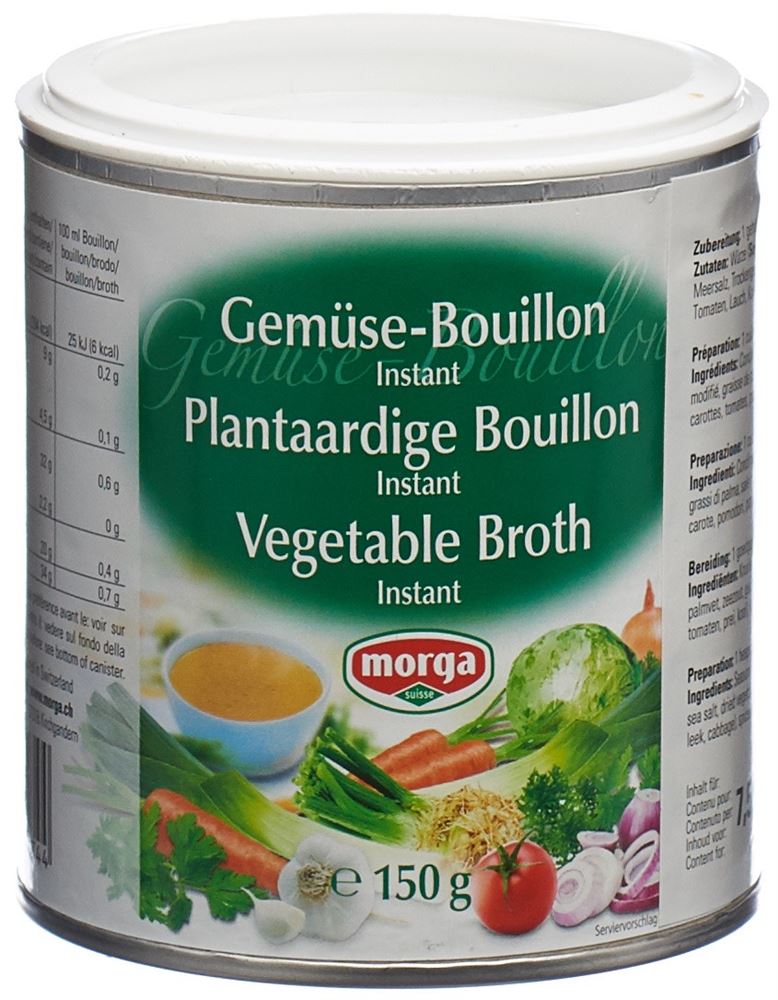 MORGA BOUILLON LÉGUMES INSTANTANÉ 150G