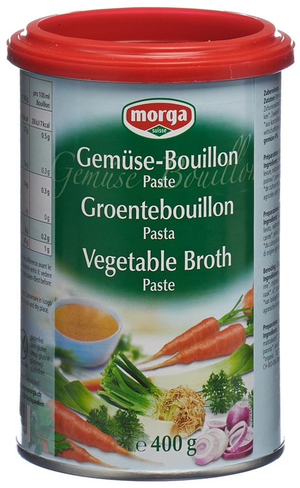 MORGA BOUILLON LÉGUMES PÂTE 400G