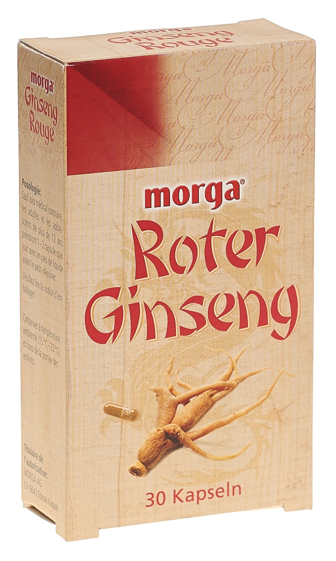 MORG ROTER GINSENG 30 CAPS