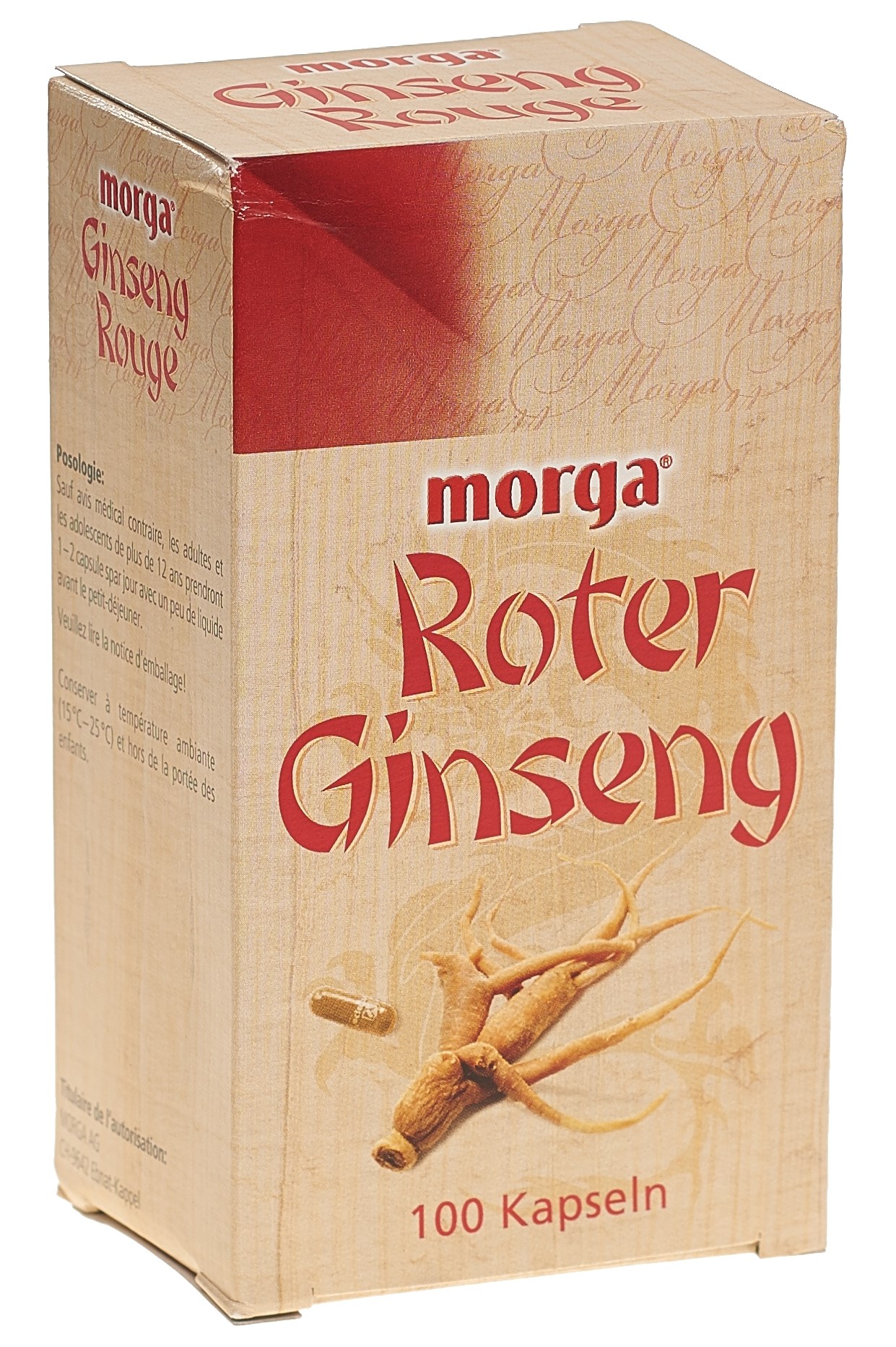 Morga Roter Ginseng 100 Kapseln