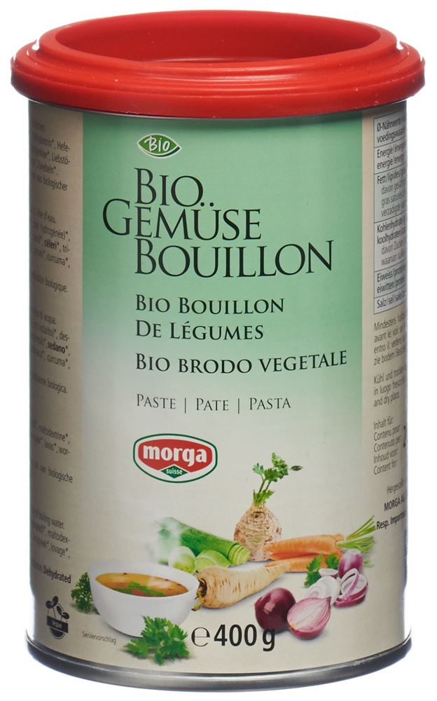 MORGA BOUILLON LÉGUMES PÂTE BIO 400G