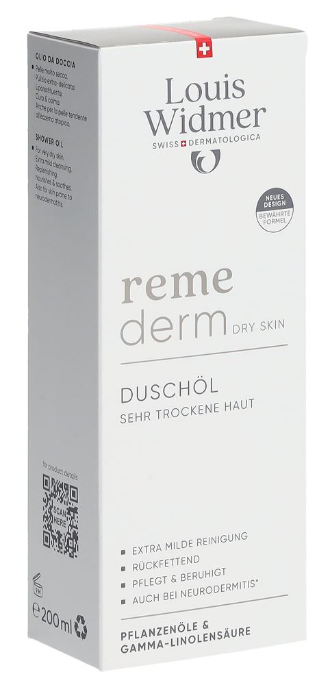 LOUIS WIDMER REMEDERM HUILE DOUCHE P