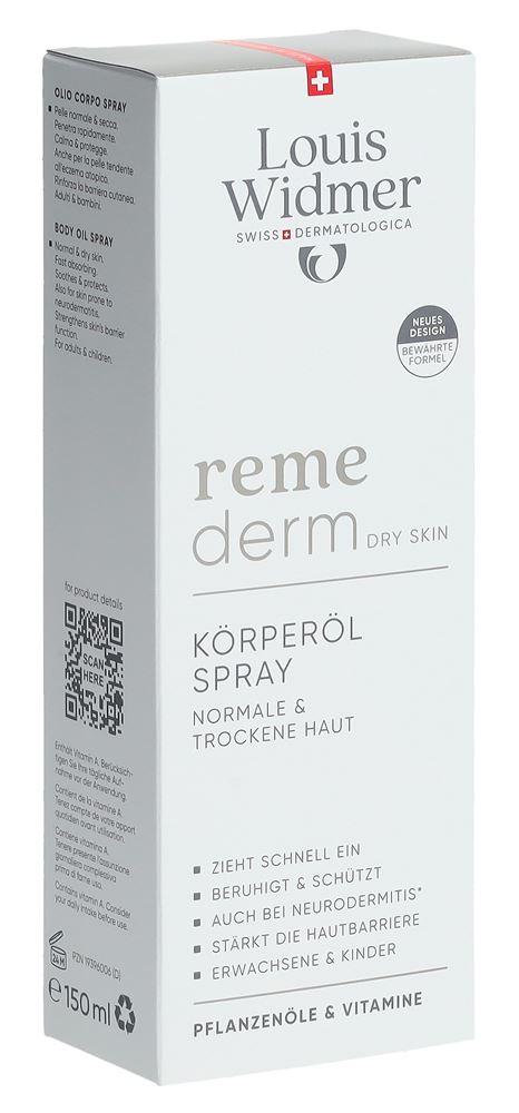 LOUIS WIDMER REMEDERM HUILE CORP SPRAY P