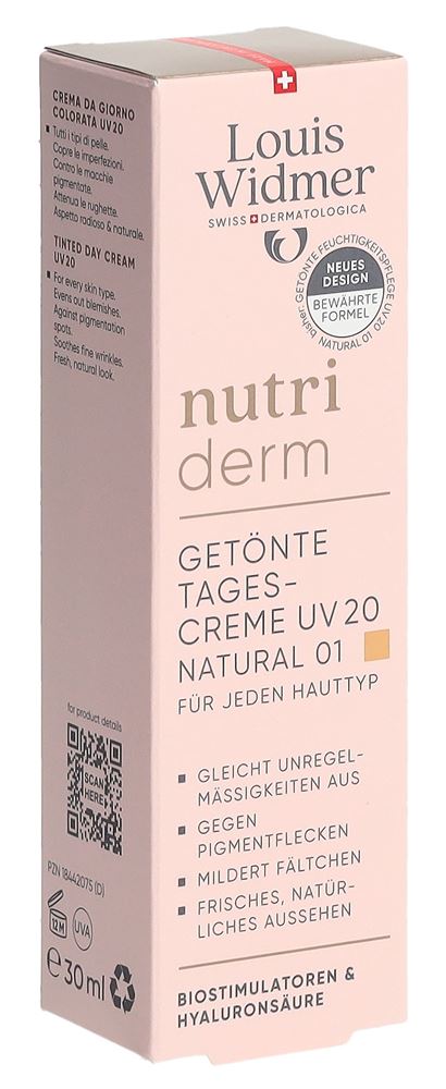 LOUIS WIDMER SOIN TEINTÉ HYD. UV 20 01
