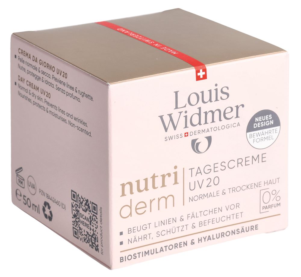 LOUIS WIDMER CRÈME DE JOUR UV20 NP