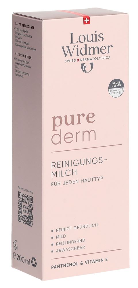 LOUIS WIDMER LAIT NETTOYANT 200 ML