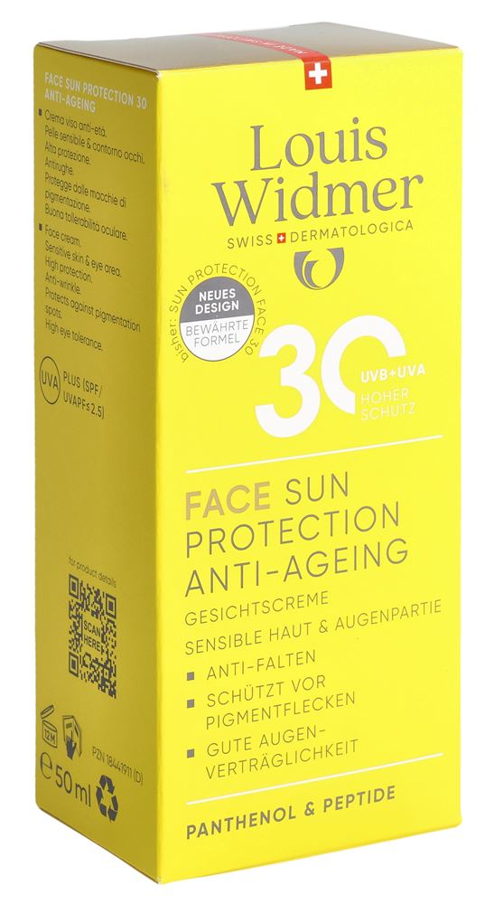 LOUIS WIDMER SUN PROT. FACE AC PAR SPF30