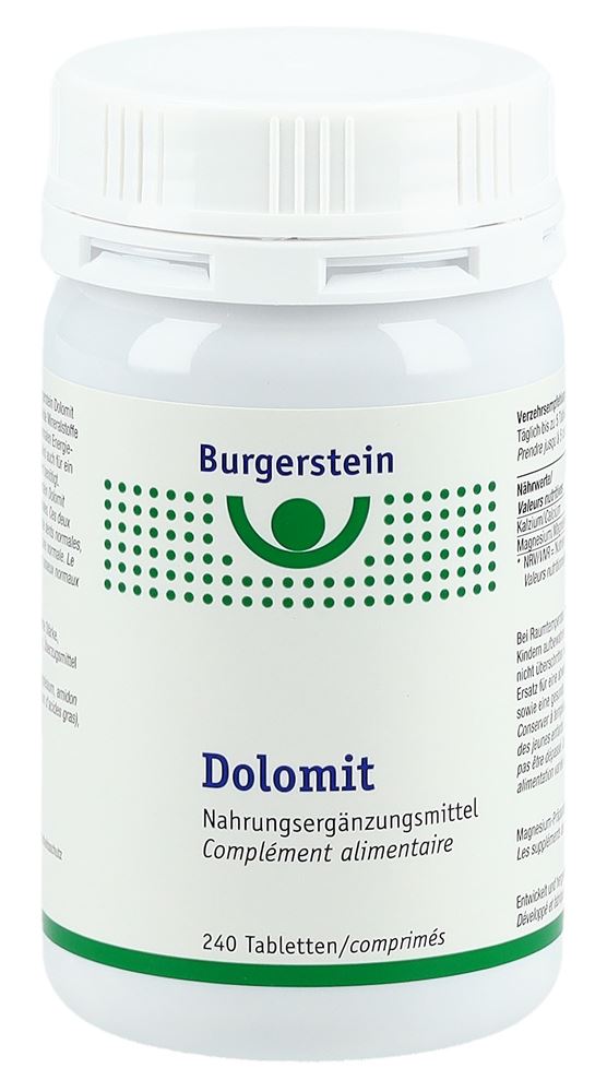 Burgerstein dolomit 240 comprimés