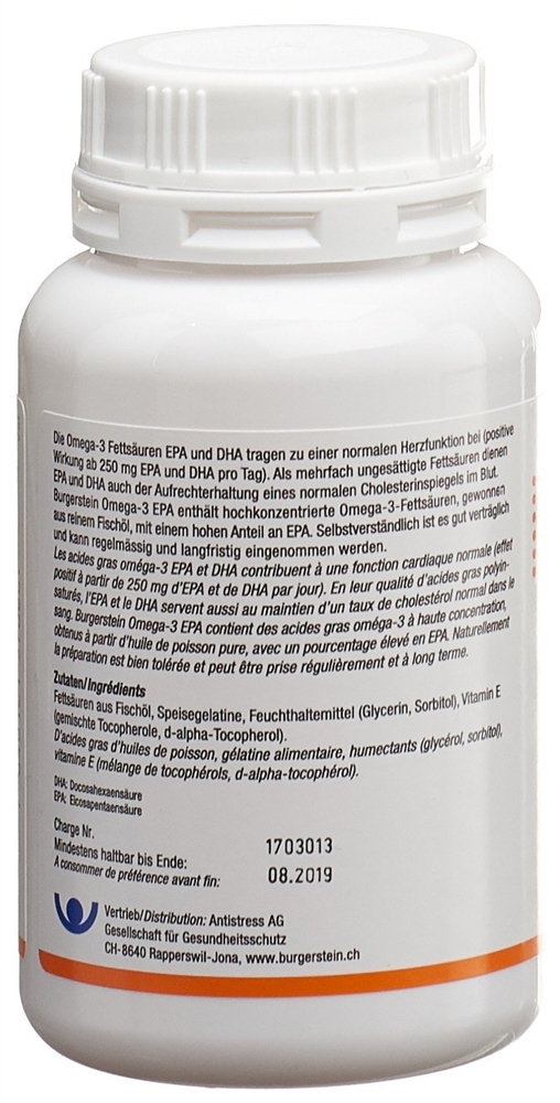 Burgerstein omega-3-epa 100 capsules