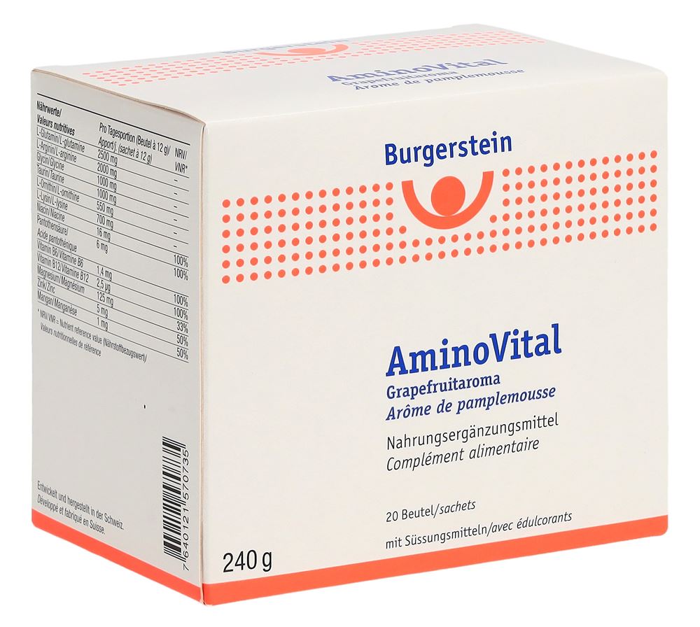 Burgerstein Aminovital 20 Beutel