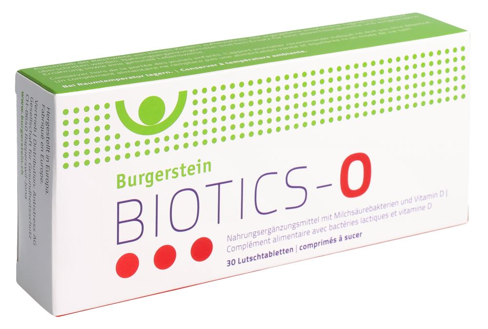 Burgerstein Biotics-O 30 Lutschtabletten