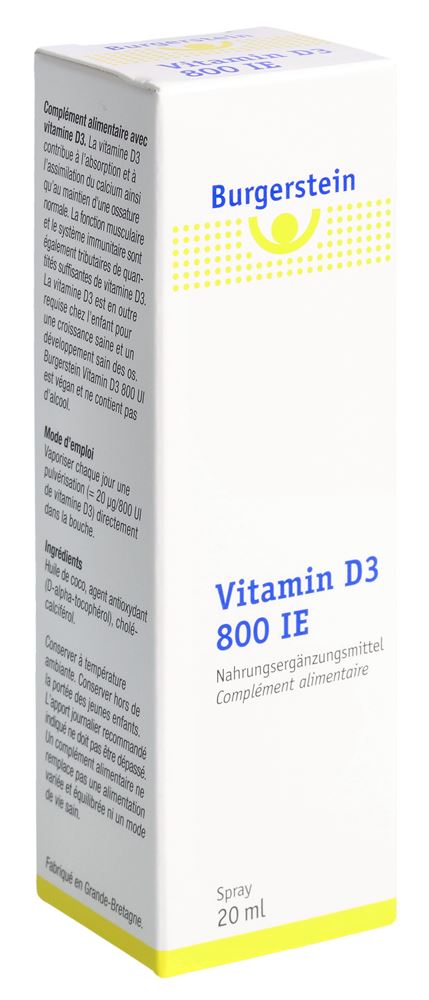 Burgerstein D3 Liquid 20 ml Spray