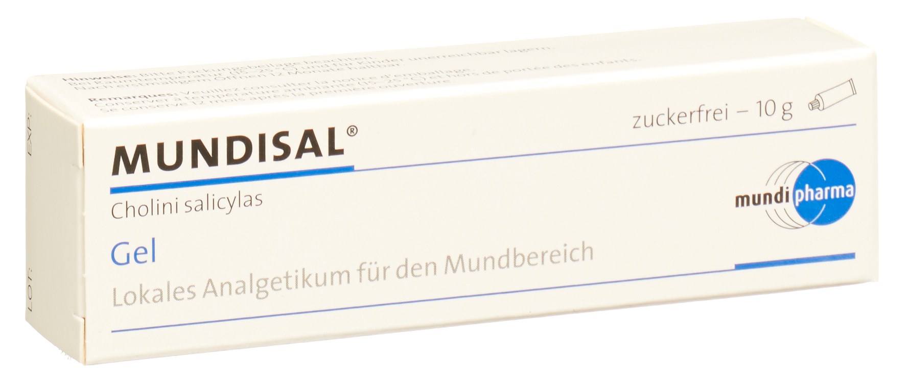 Mundisal zuckerfreies Gel 10 g