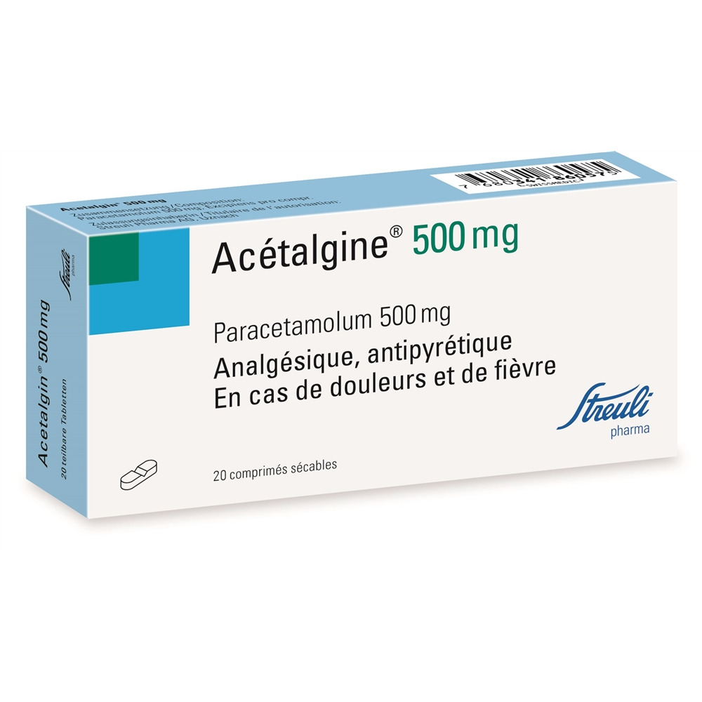 Acetalgin 500 mg 20 cpr
