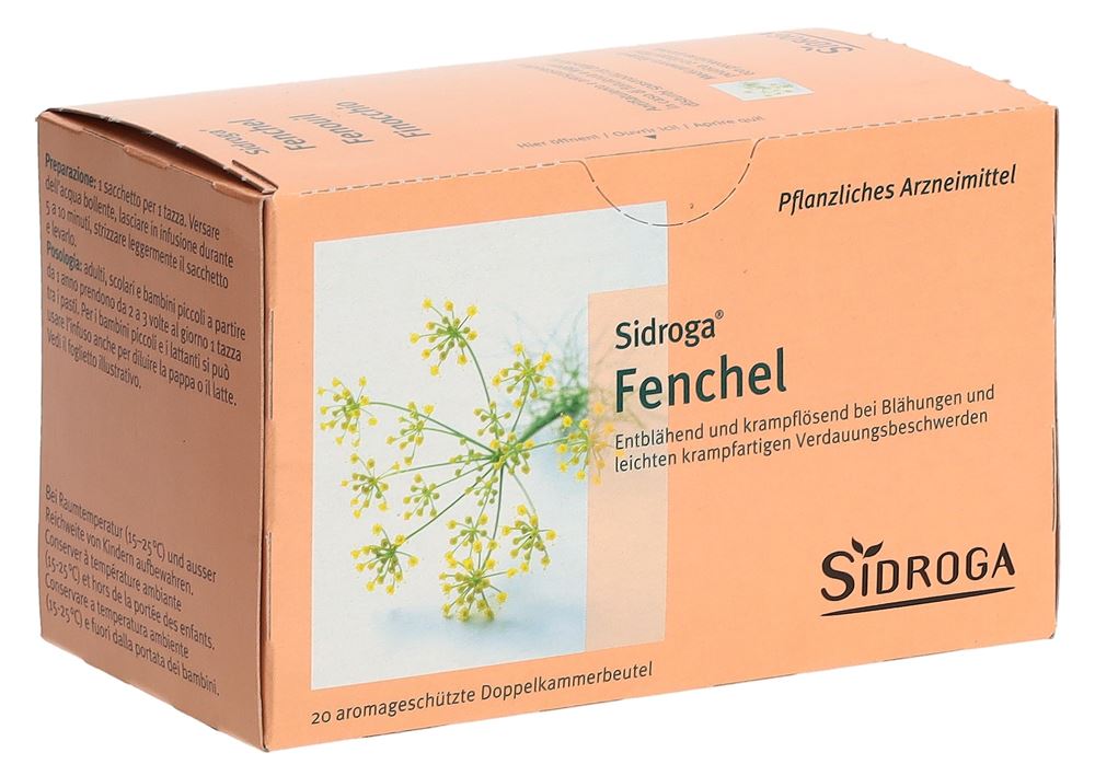 SIDROGA FENOUIL 20 SACHETS