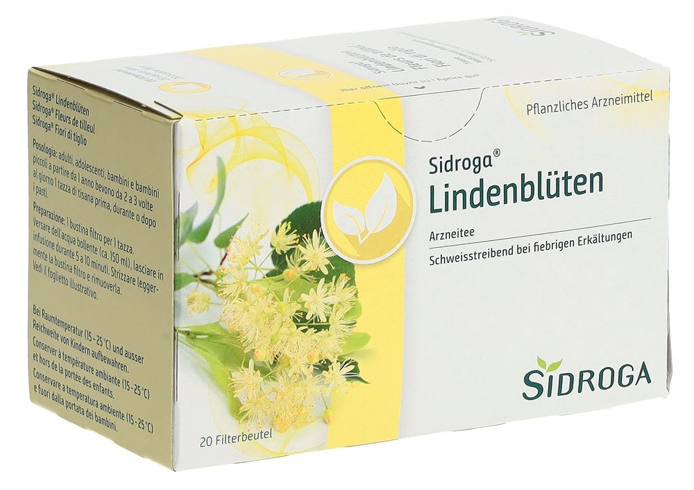 Sidroga fleurs de tilleul 20 sachets