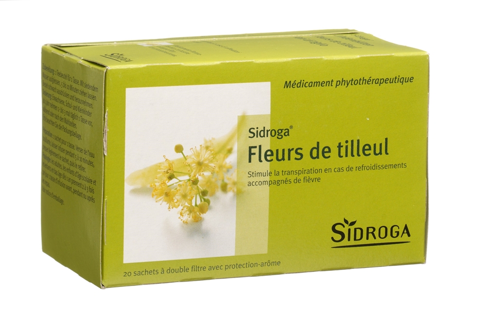 Sidroga fleurs de tilleul 20 sachets