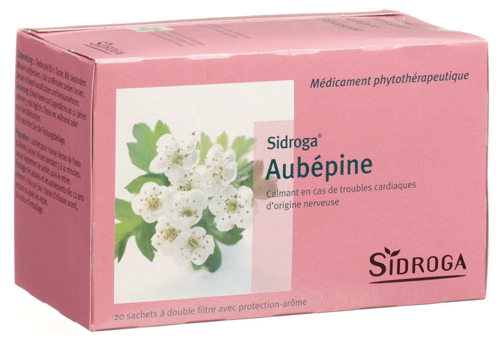 Sidroga aubépine 20 sachets