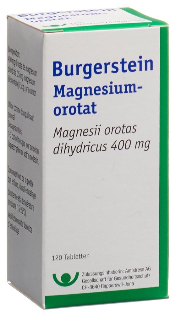 Burgerstein magnesium-orotat 120 cpr