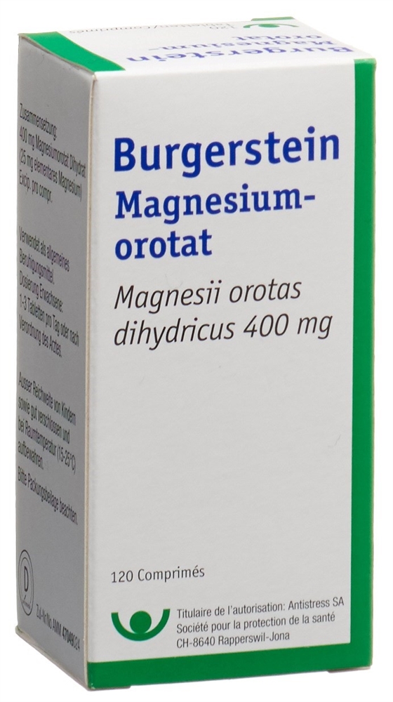 Burgerstein magnesium-orotat 120 cpr