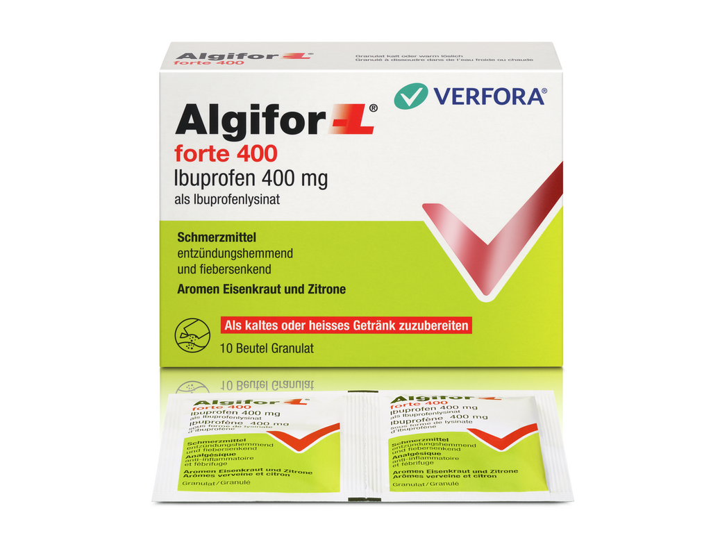 ALGIFOR-L forte gran 400 mg sach 10 pce