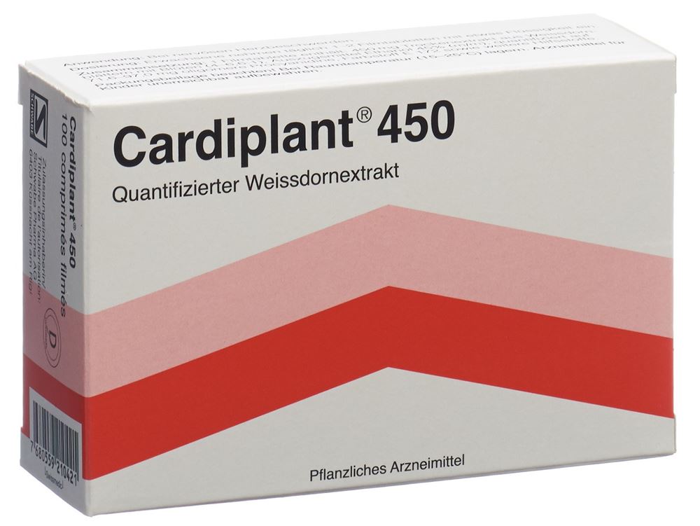 CARDIPLANT 450 100 COMPRIMÉS