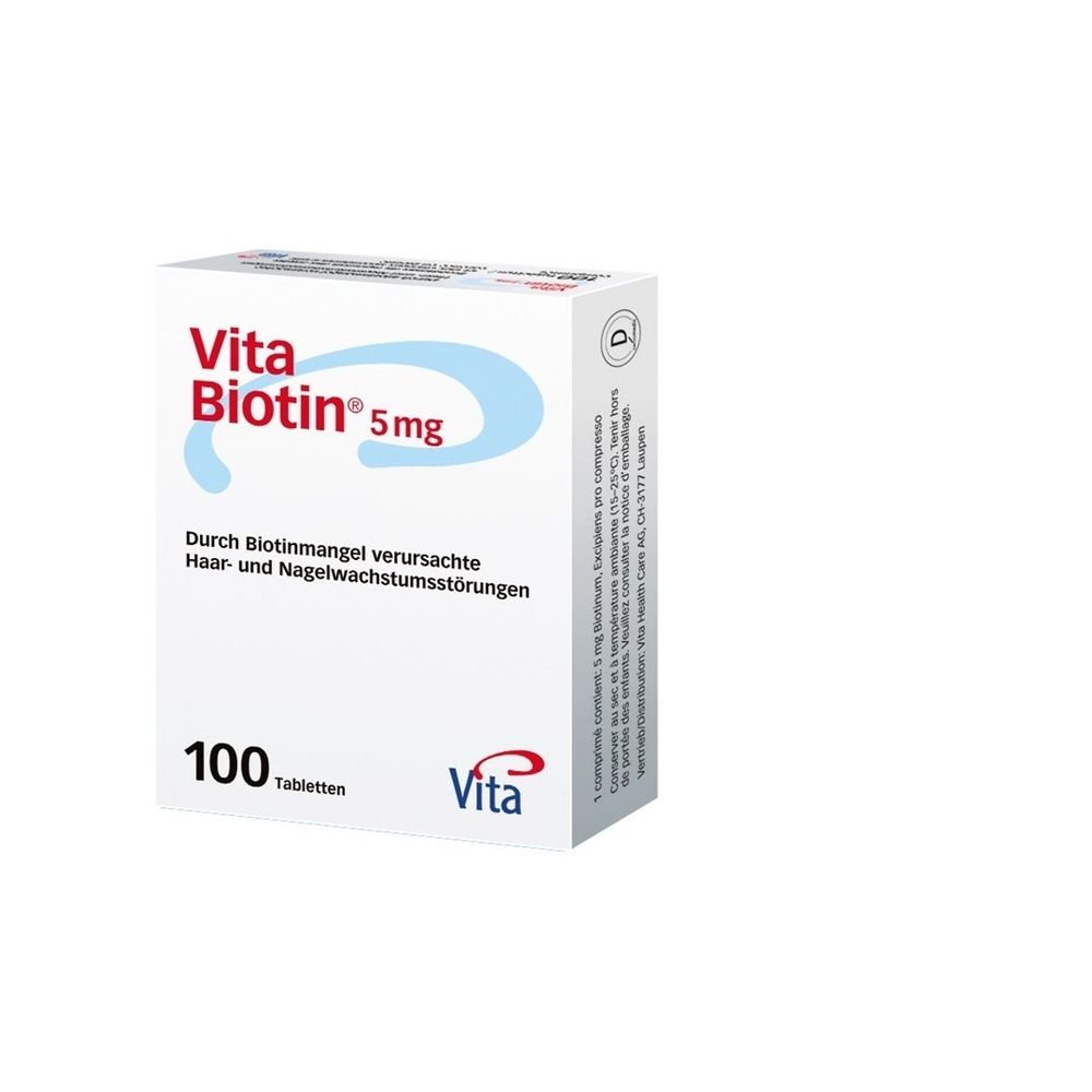 Vita biotine 5 mg 100 comprimés