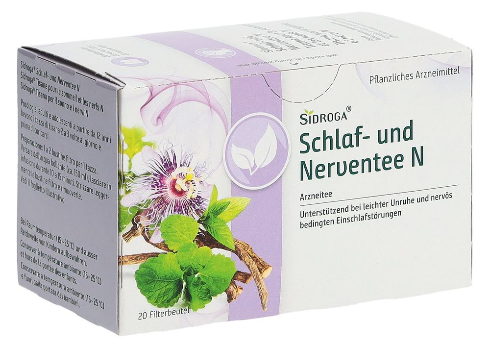 Sidroga Schlaf- & Nerventee 20 Beutel