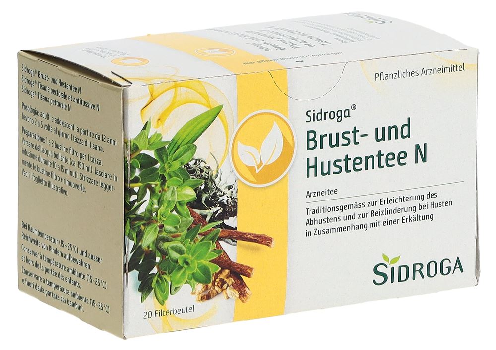 Sidroga Brust- und Hustentee 20 Beutel