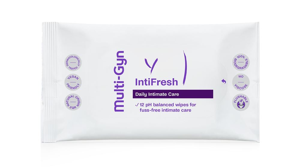MULTI-GYN INTIFRESH 12 LINGETTES INTIMES
