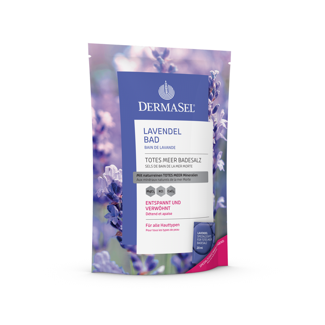 DERMASEL BAIN À LA LAVANDE 400G+20ML