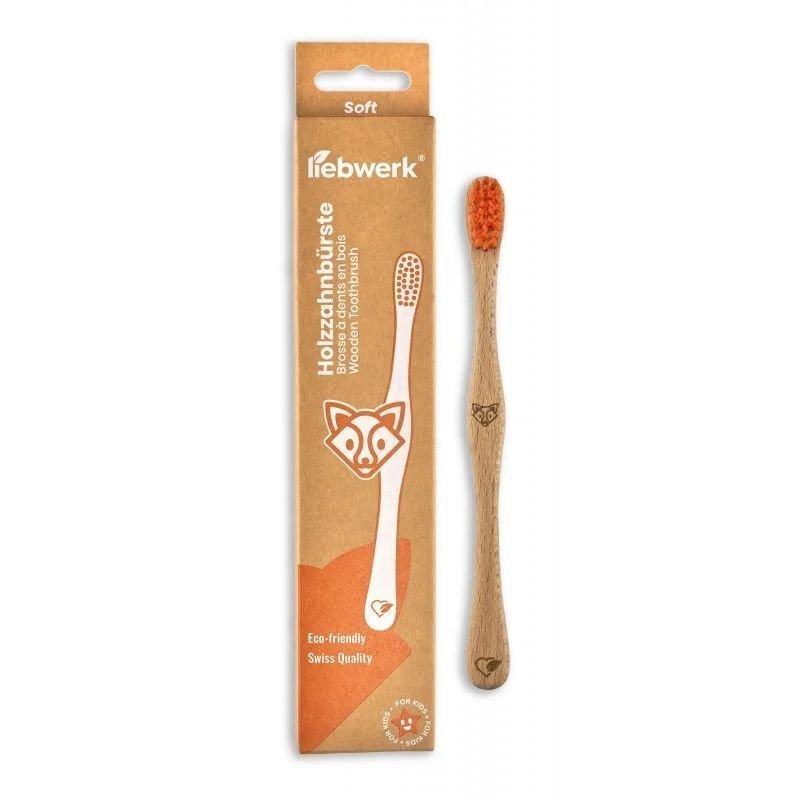 Brosse à dents kids souple Renard - LiebWerk