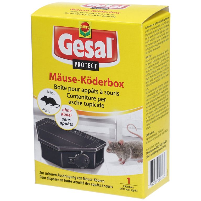 GESAL BOITE POUR APPATS A SOURIS