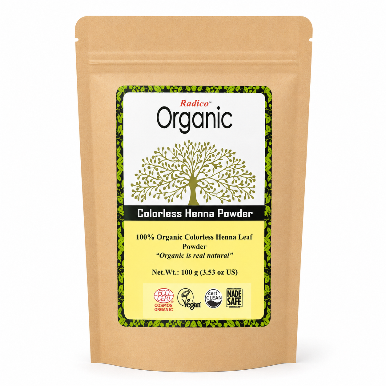 RADICO ORGANIC HENNÉ INCOL. POUDRE 100G