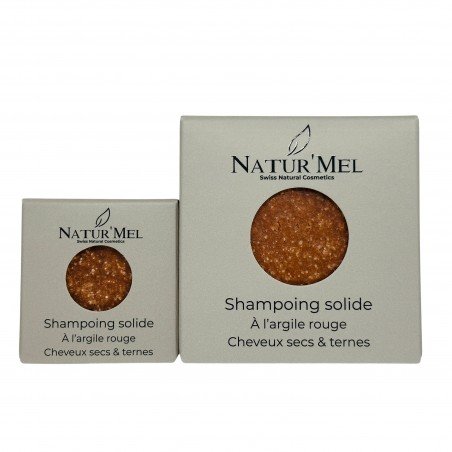 Shampoing solide argile rouge 90g