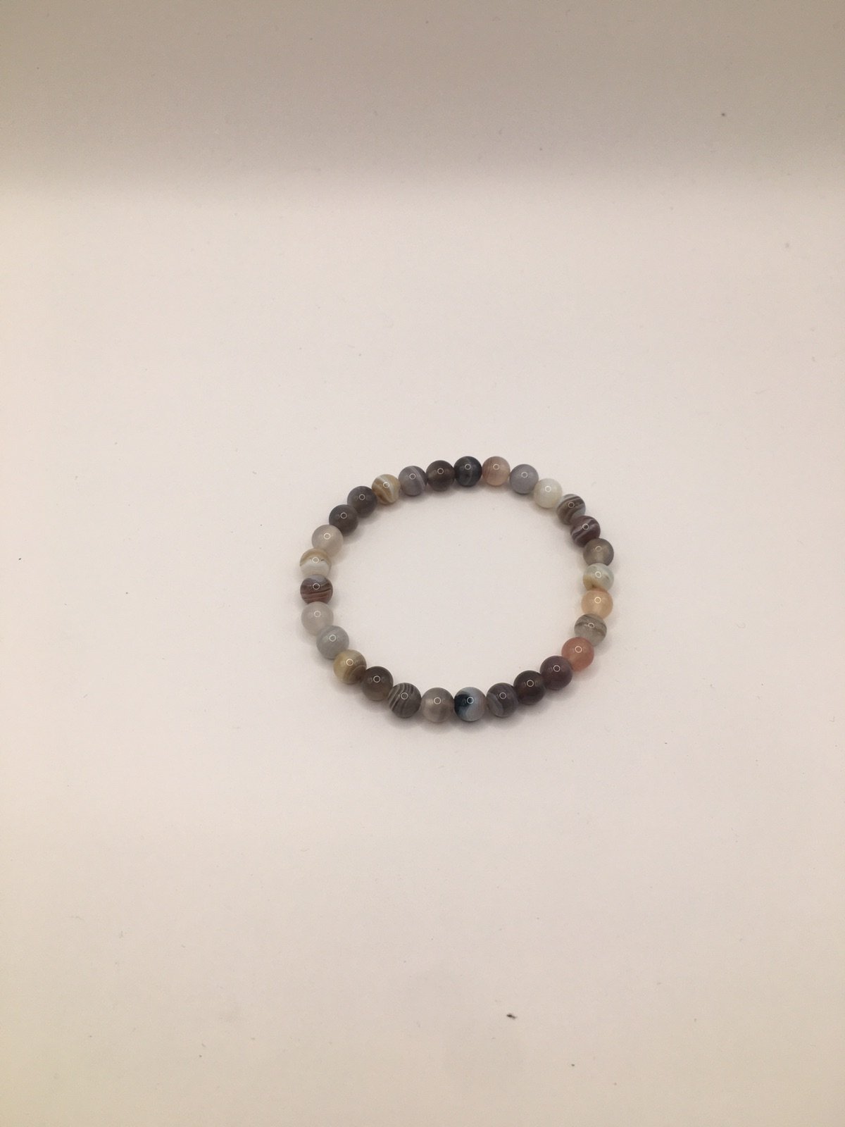 Agate grise bandée